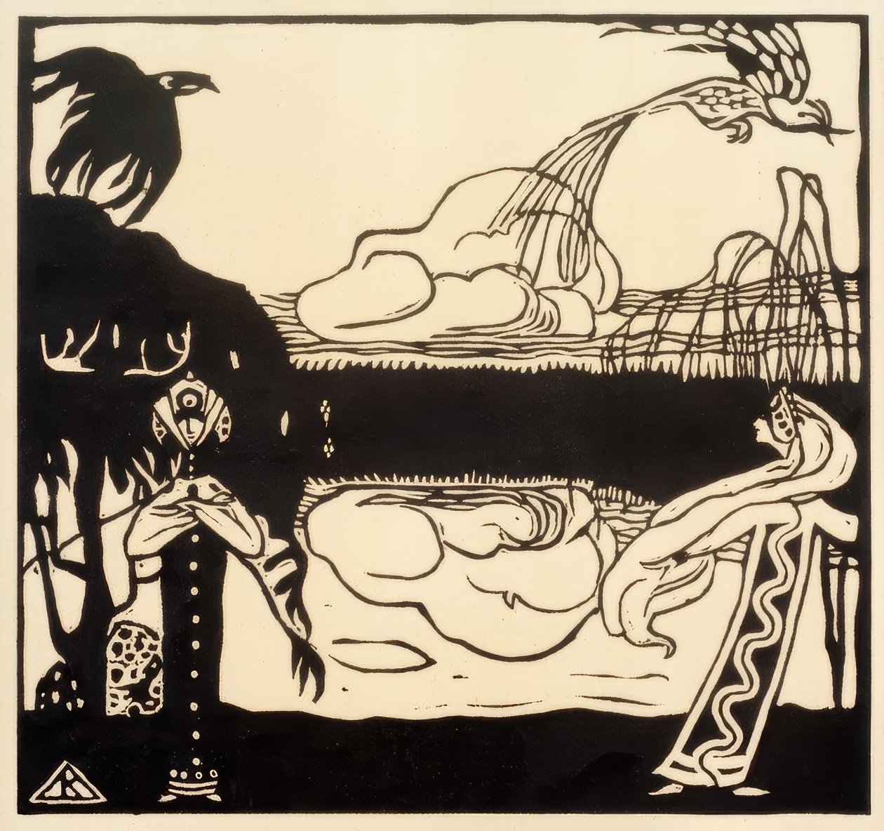 Ptáci od Wassily Kandinsky