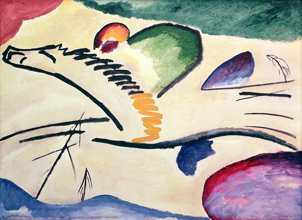 Lyrický, 1911 od Wassily Kandinsky