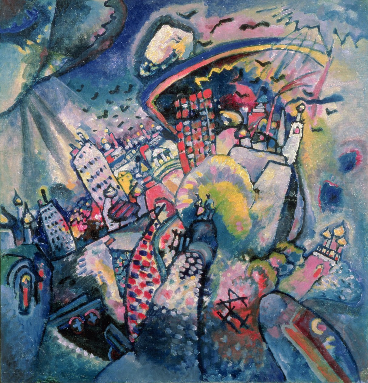 Moskva I, 1916 od Wassily Kandinsky