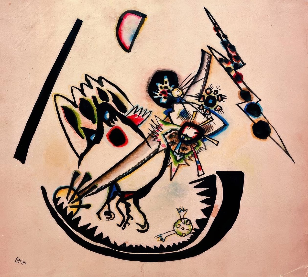 Nepojmenovaná od Wassily Kandinsky
