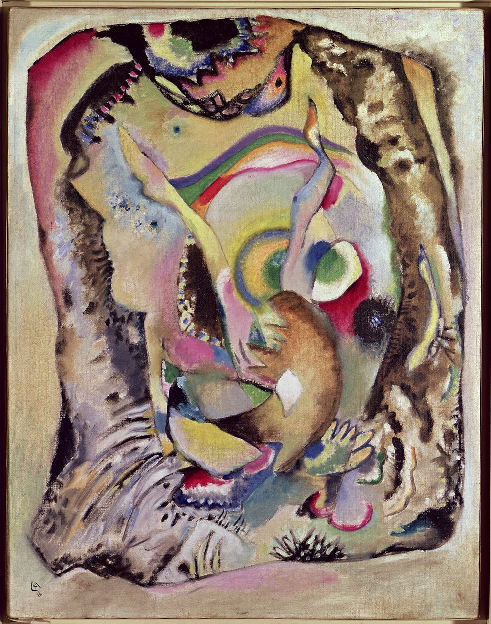 Malba na světlé půdě, 1916 od Wassily Kandinsky