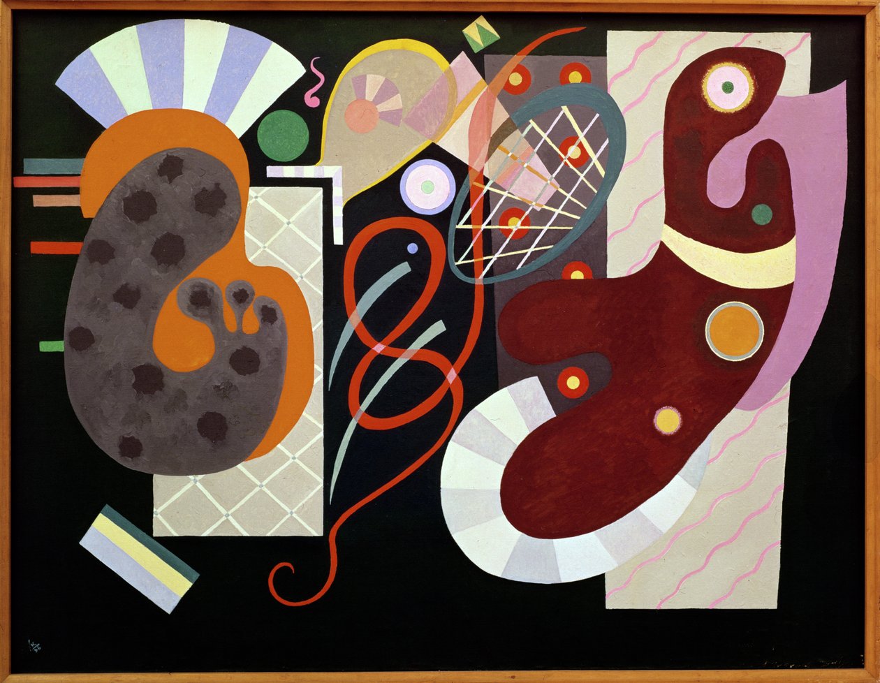 Červený uzel, 1936 od Wassily Kandinsky