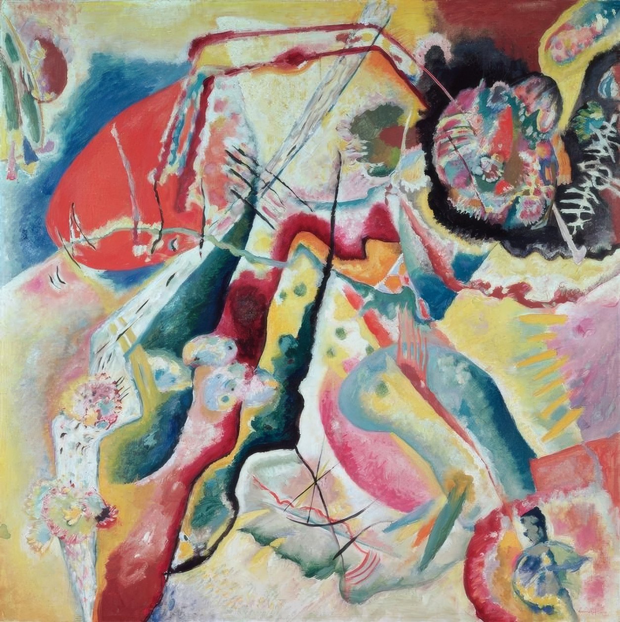 Červená skvrna od Wassily Kandinsky