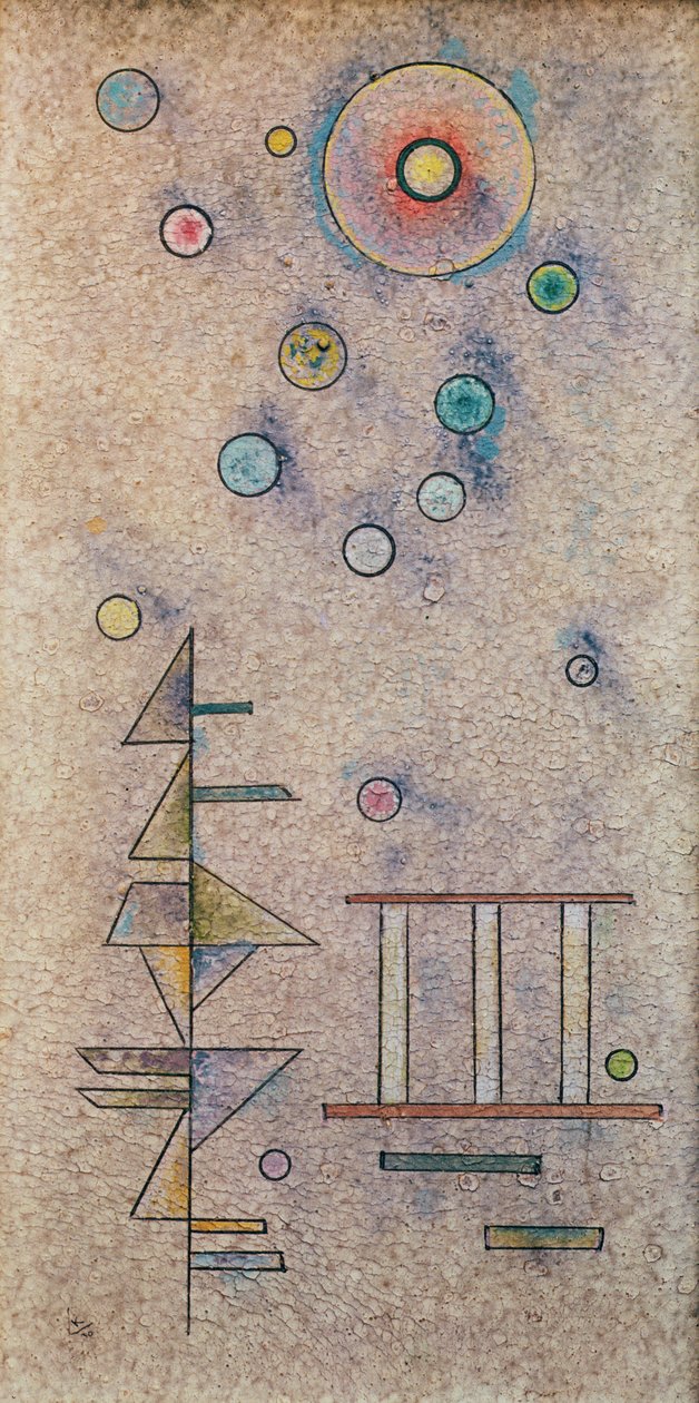 Sotva, 1930 (tempera na omítce) od Wassily Kandinsky