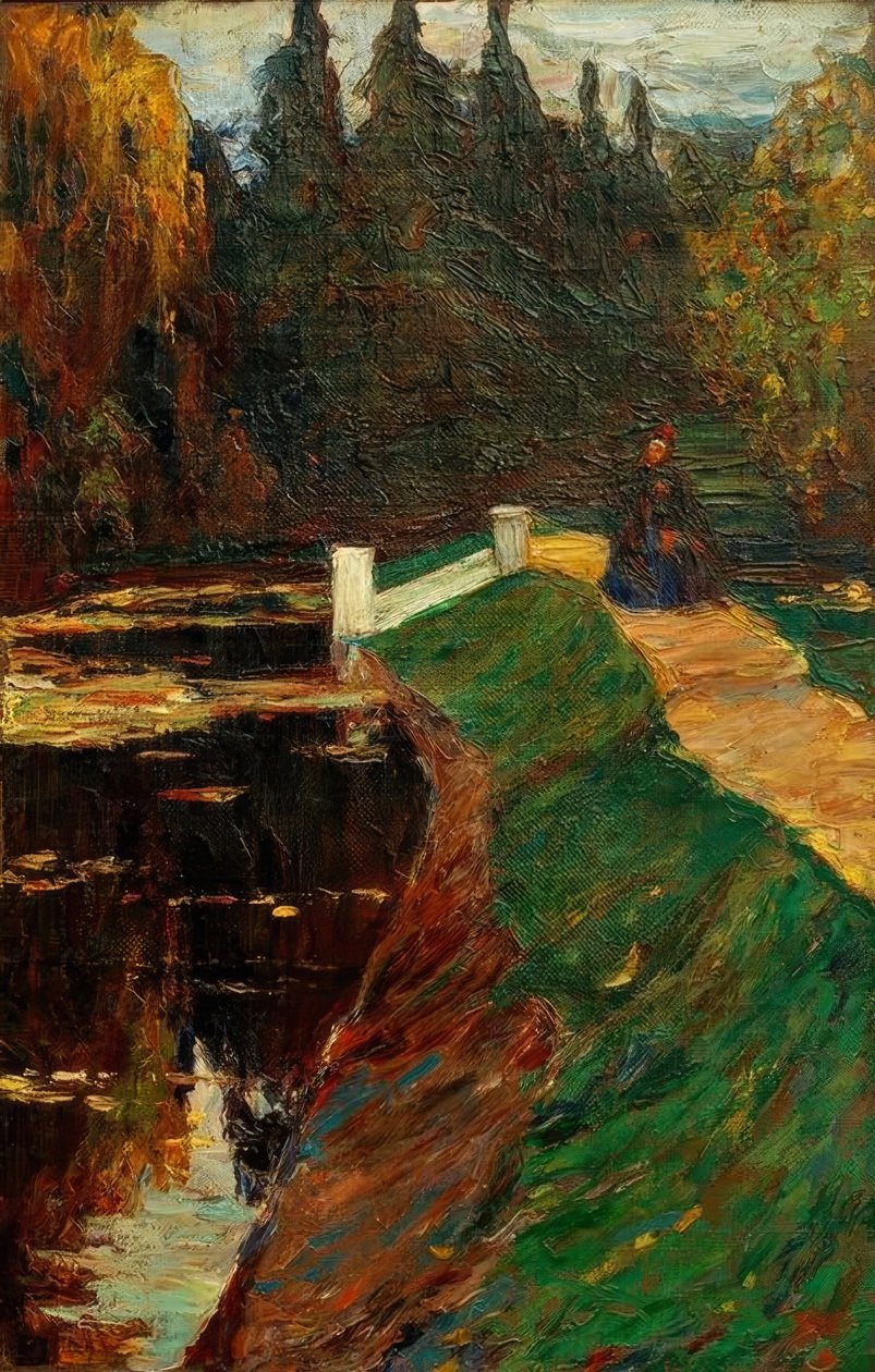 zámek od Wassily Kandinsky