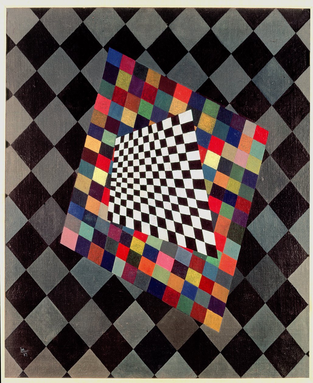 Náměstí, 1927 (panel) od Wassily Kandinsky