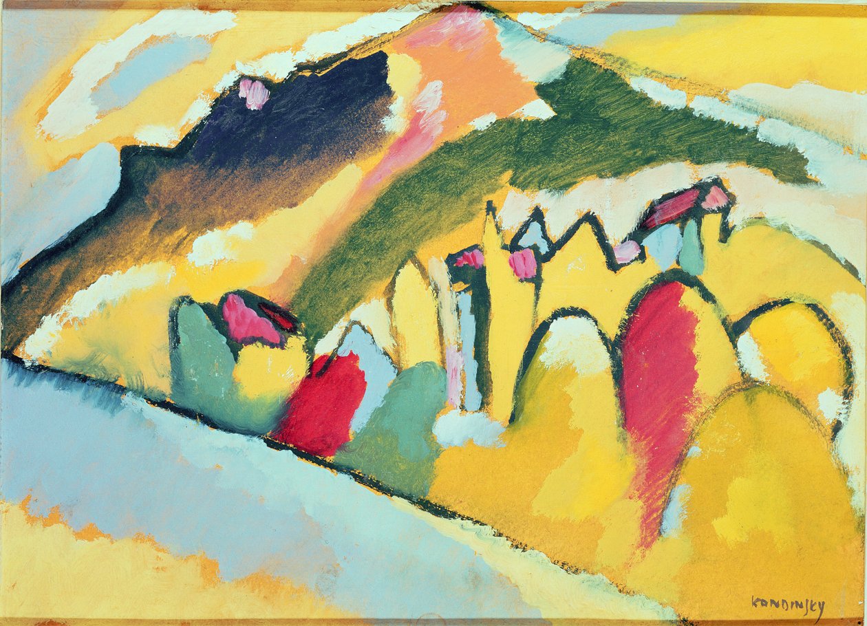 Studie na podzim č. 1, 1910 od Wassily Kandinsky