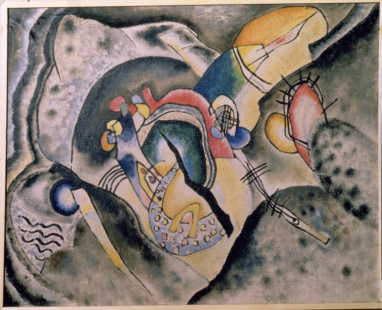 Černá mrtvice, 1920 od Wassily Kandinsky
