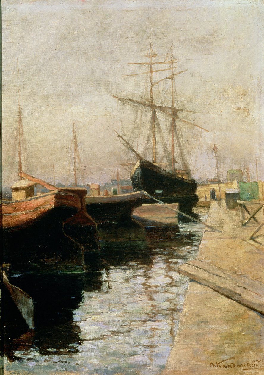 Oděský přístav, 1900 od Wassily Kandinsky