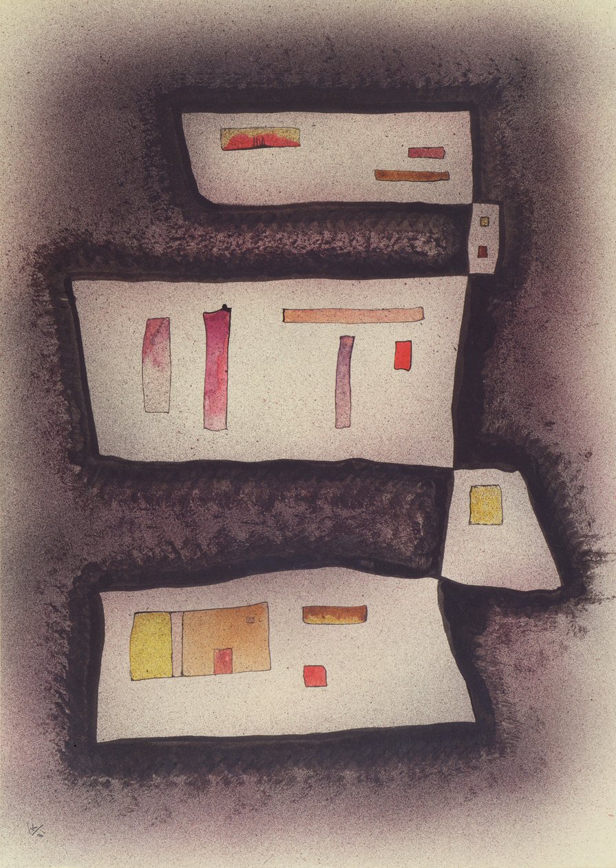 Chování, 1931 (wc) od Wassily Kandinsky