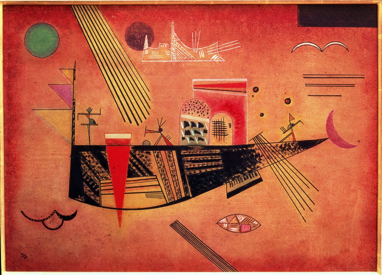 Rozmarný, 1930 (olej na kartonu) od Wassily Kandinsky