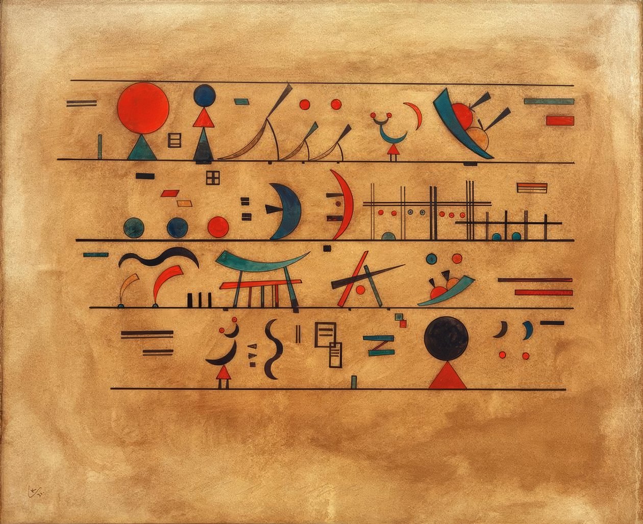 Řetězce znaků od Wassily Kandinsky