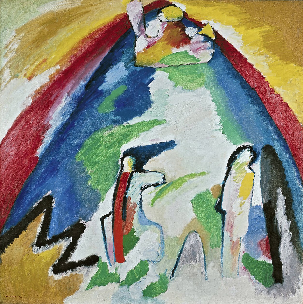 Hora, 1909. od Wassily Kandinsky