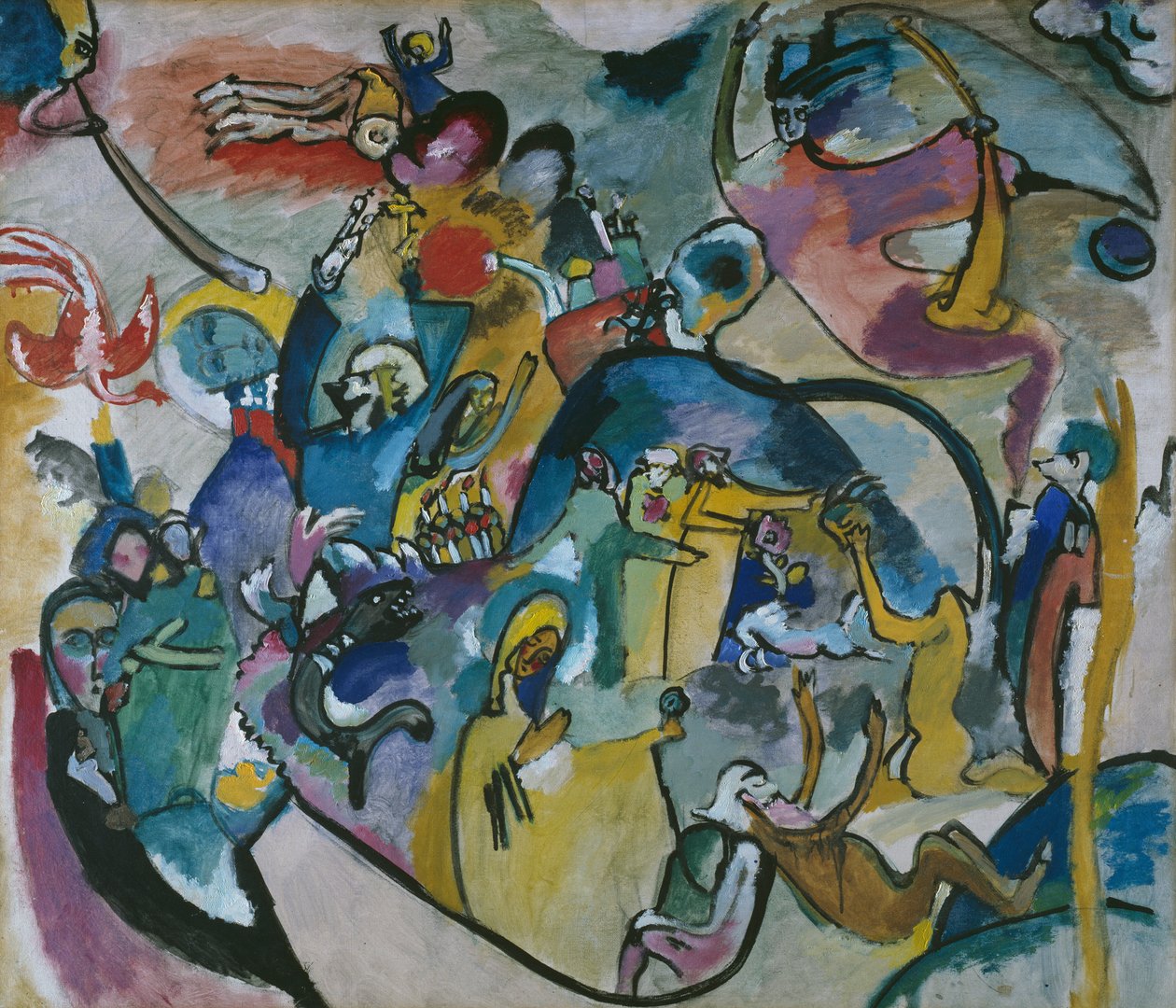 Všech svatých II od Wassily Kandinsky