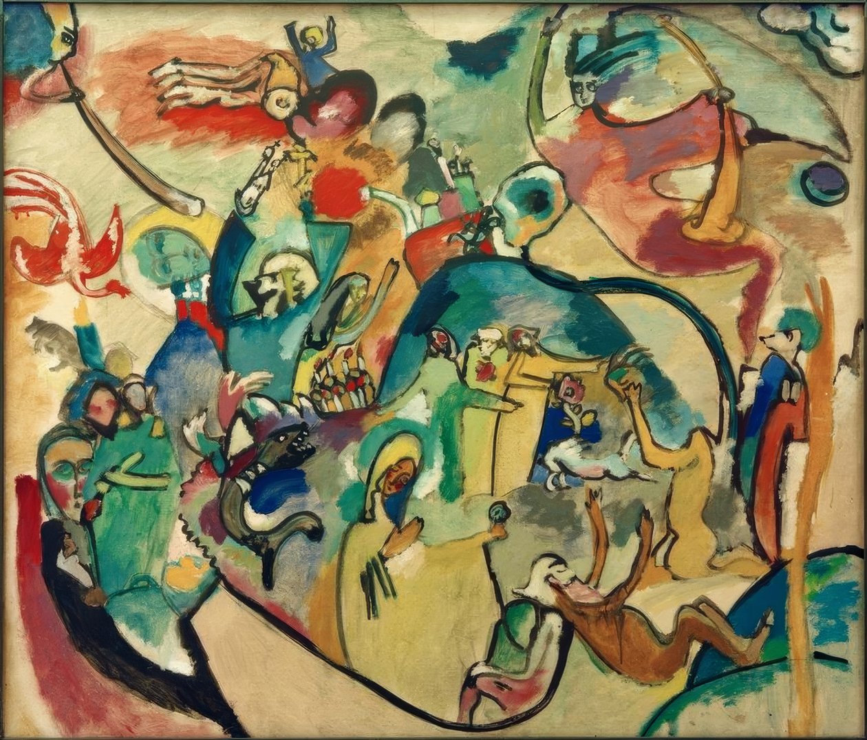 Svátek všech svatých II od Wassily Kandinsky