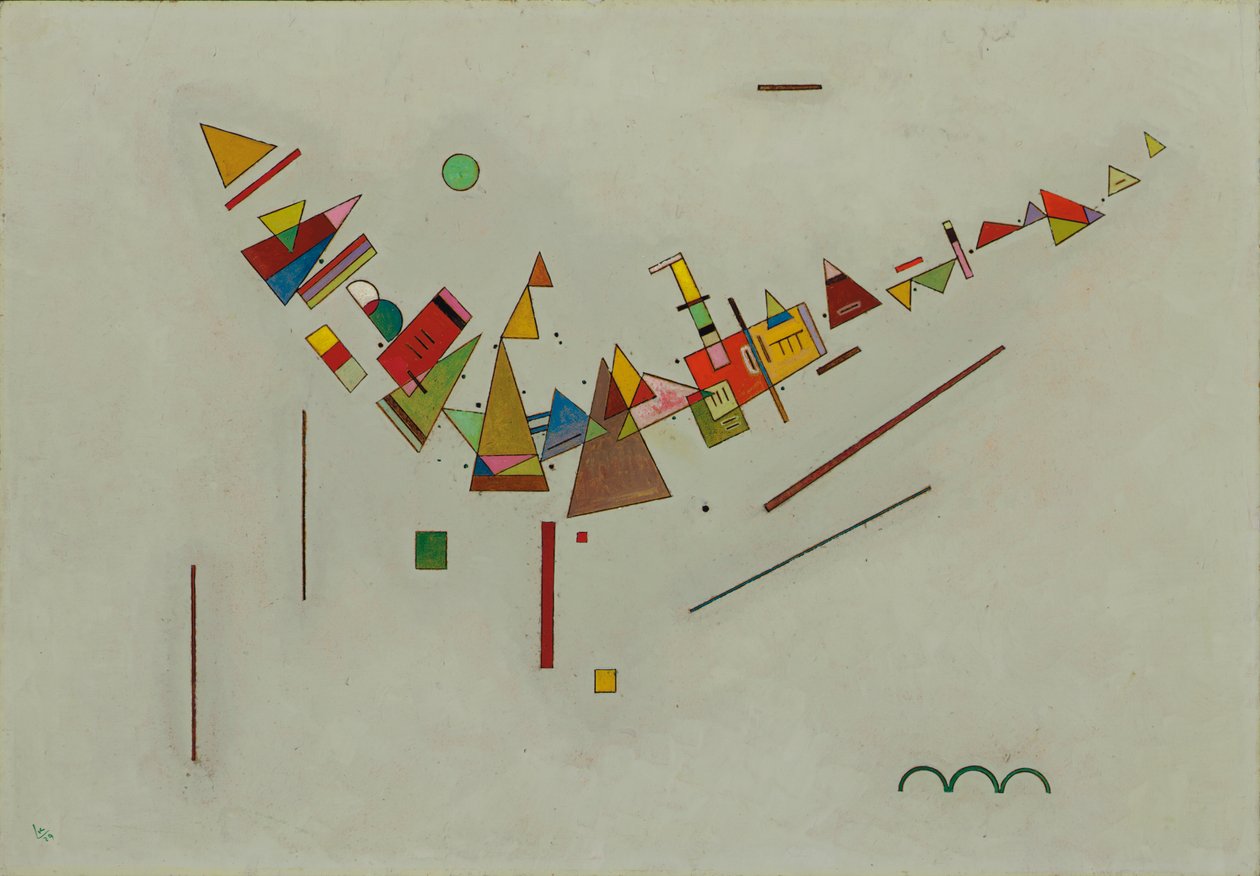 Úhlová houpačka; Winkelschwung od Wassily Kandinsky