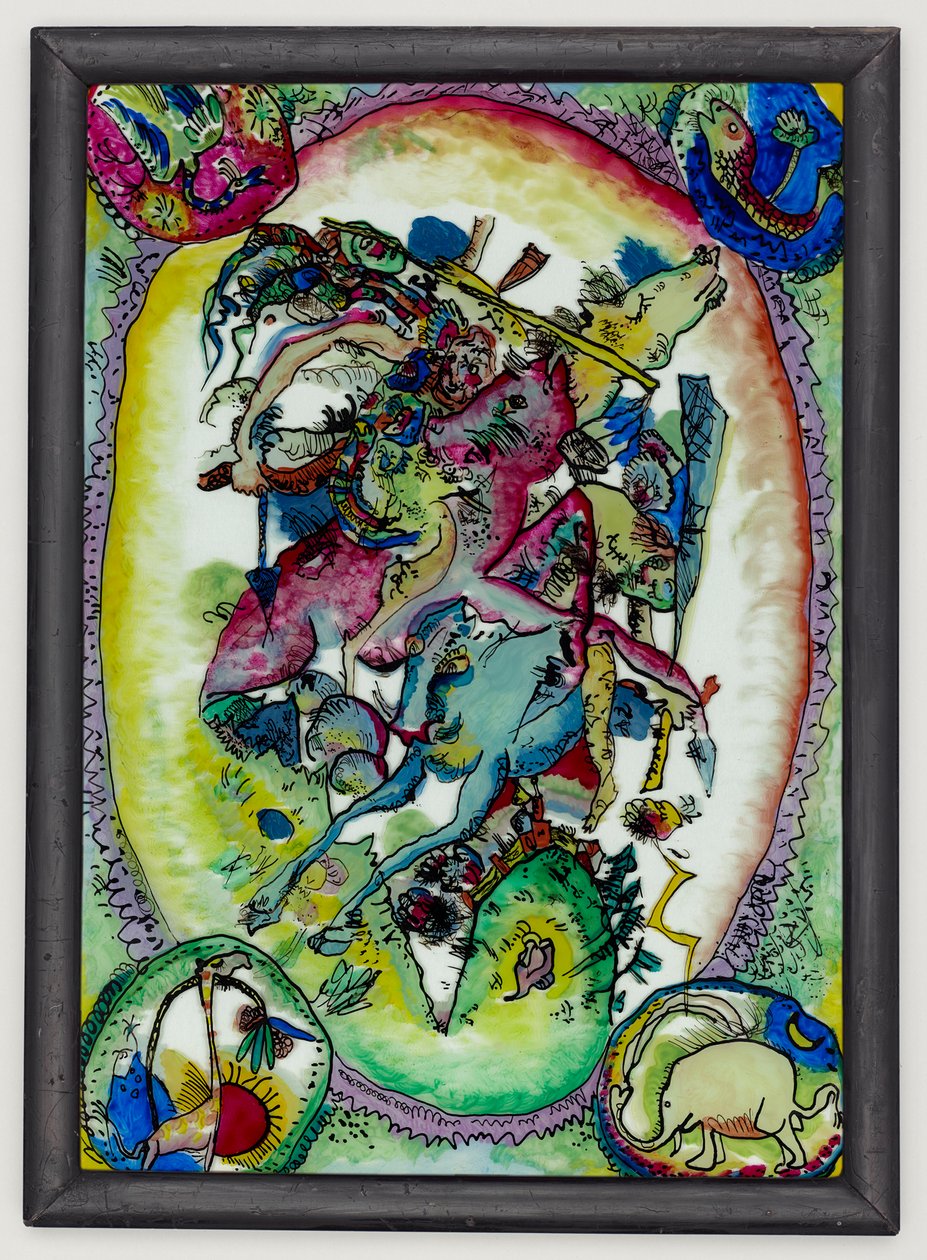Apokalyptičtí jezdci II od Wassily Kandinsky