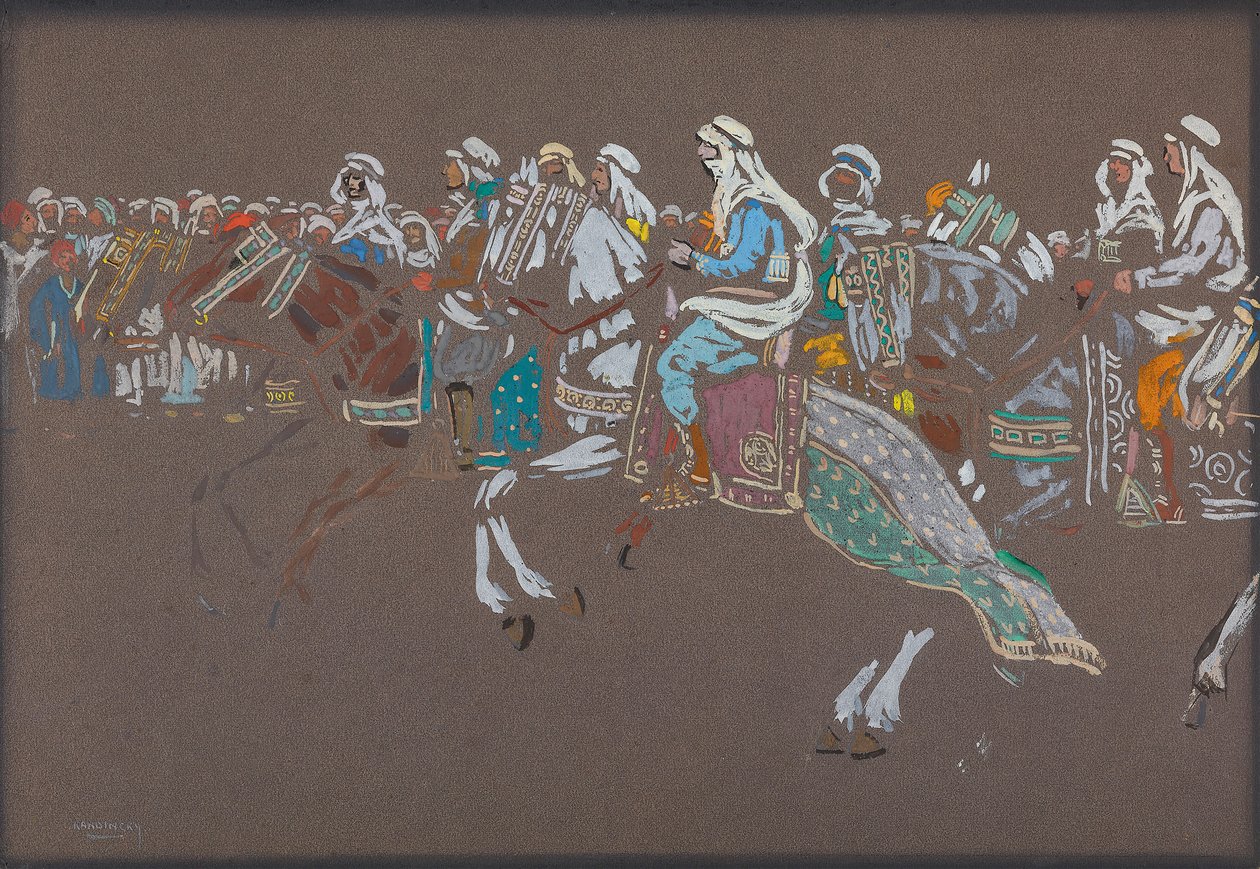 Arabská kavalérie, 1905. od Wassily Kandinsky