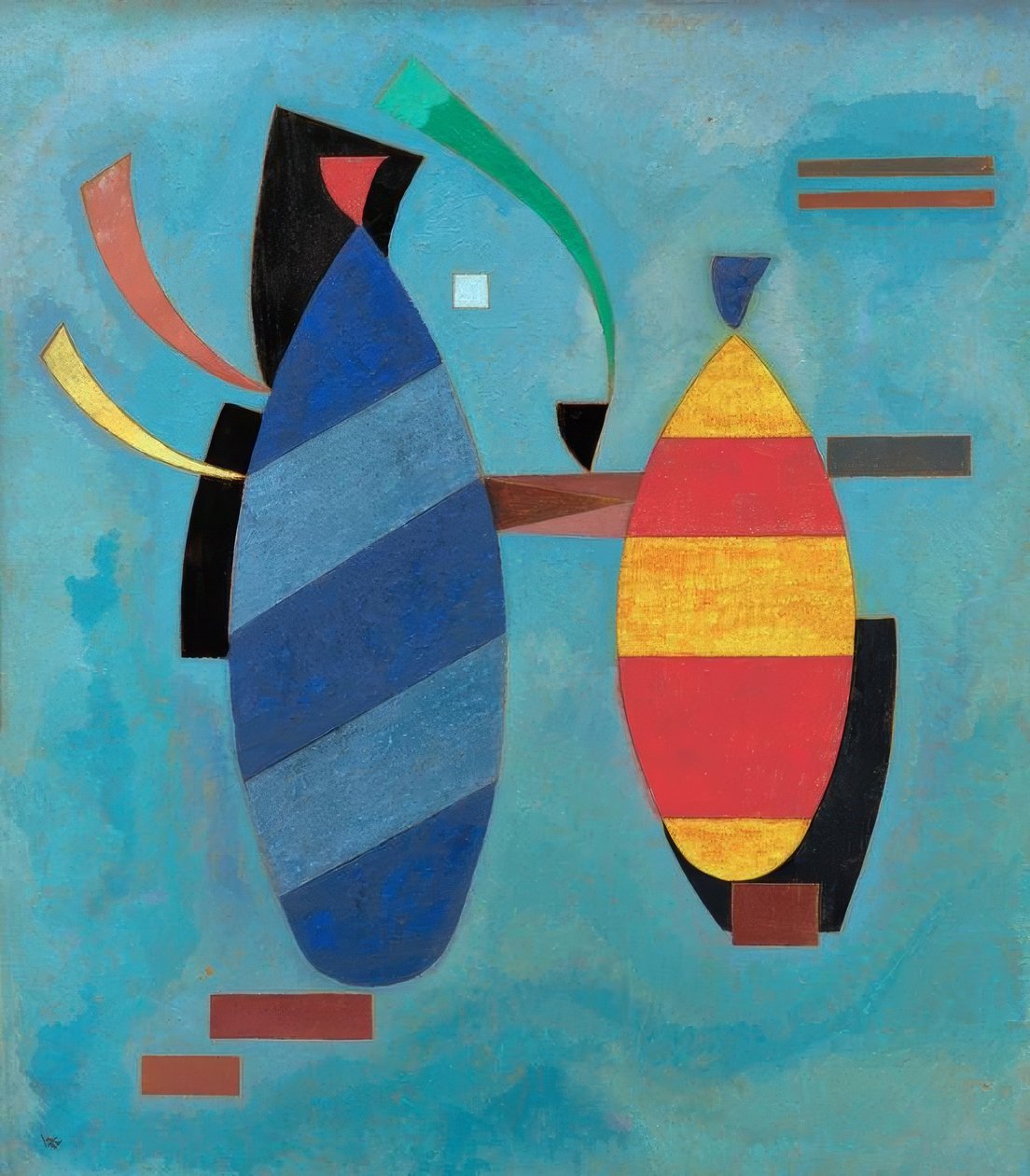 Oba pruhované od Wassily Kandinsky