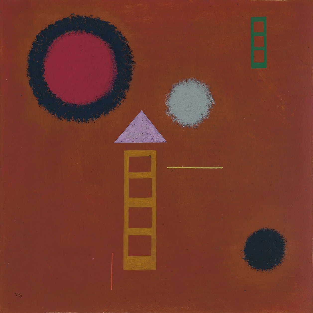 uklidnit; Uklidněný od Wassily Kandinsky