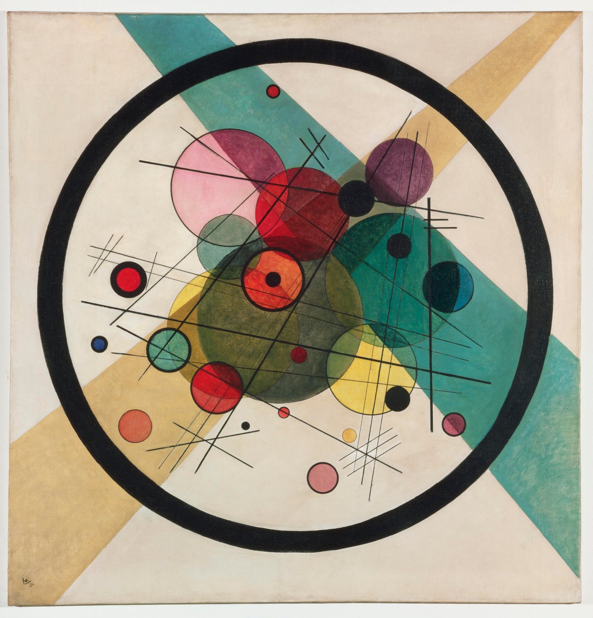 Kruhy v kruhu, 1923. od Wassily Kandinsky