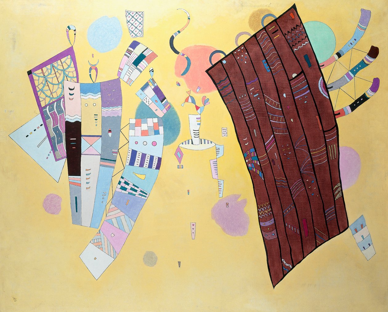 Delikátní napětí od Wassily Kandinsky