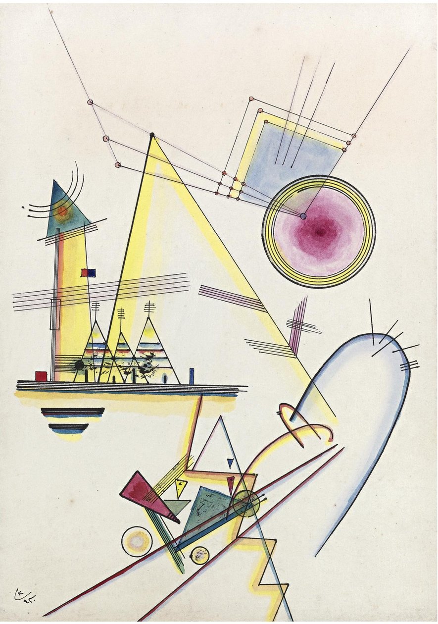 Jemná duše, 1925 od Wassily Kandinsky