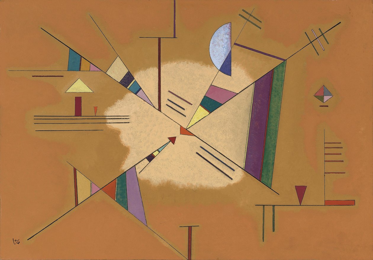 Diagonální, 1930 od Wassily Kandinsky