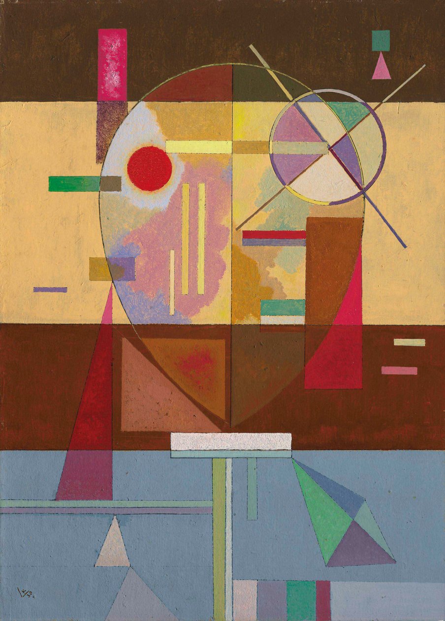 Dezintegrované napětí od Wassily Kandinsky