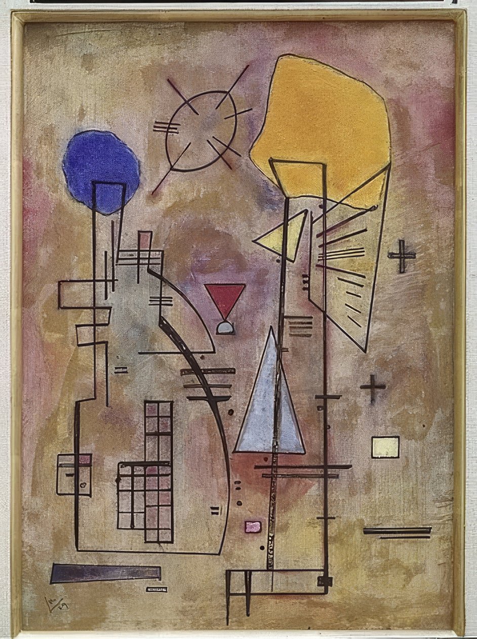 Jedna - dvě. 1929 od Wassily Kandinsky