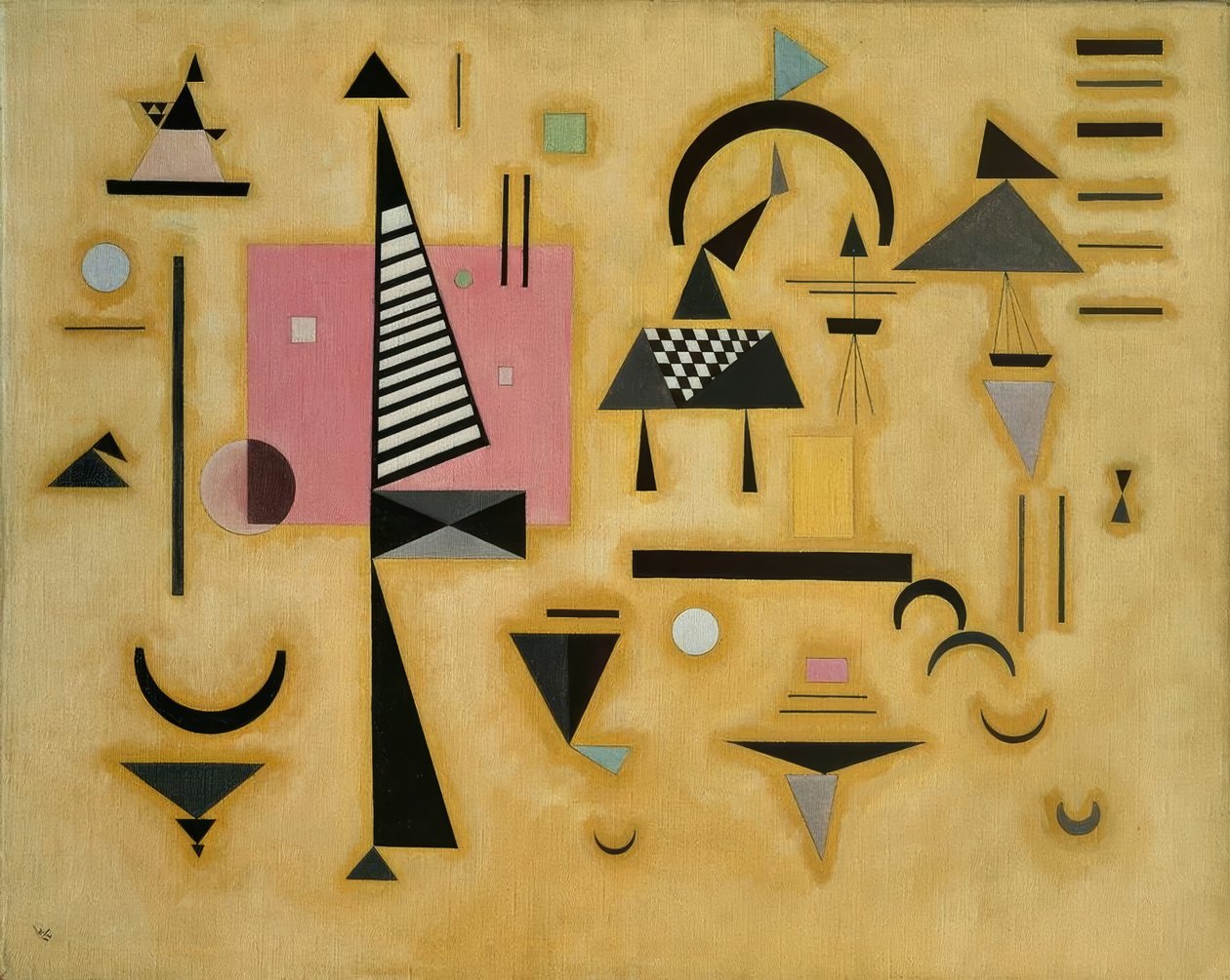 Konečná růžová od Wassily Kandinsky