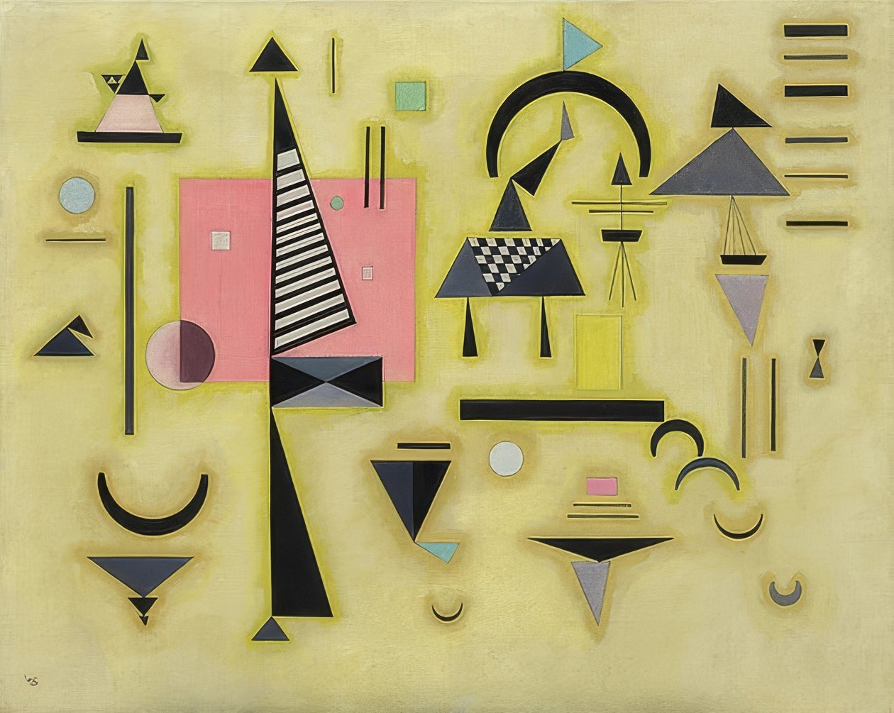 Konečná růžová. 1932 od Wassily Kandinsky