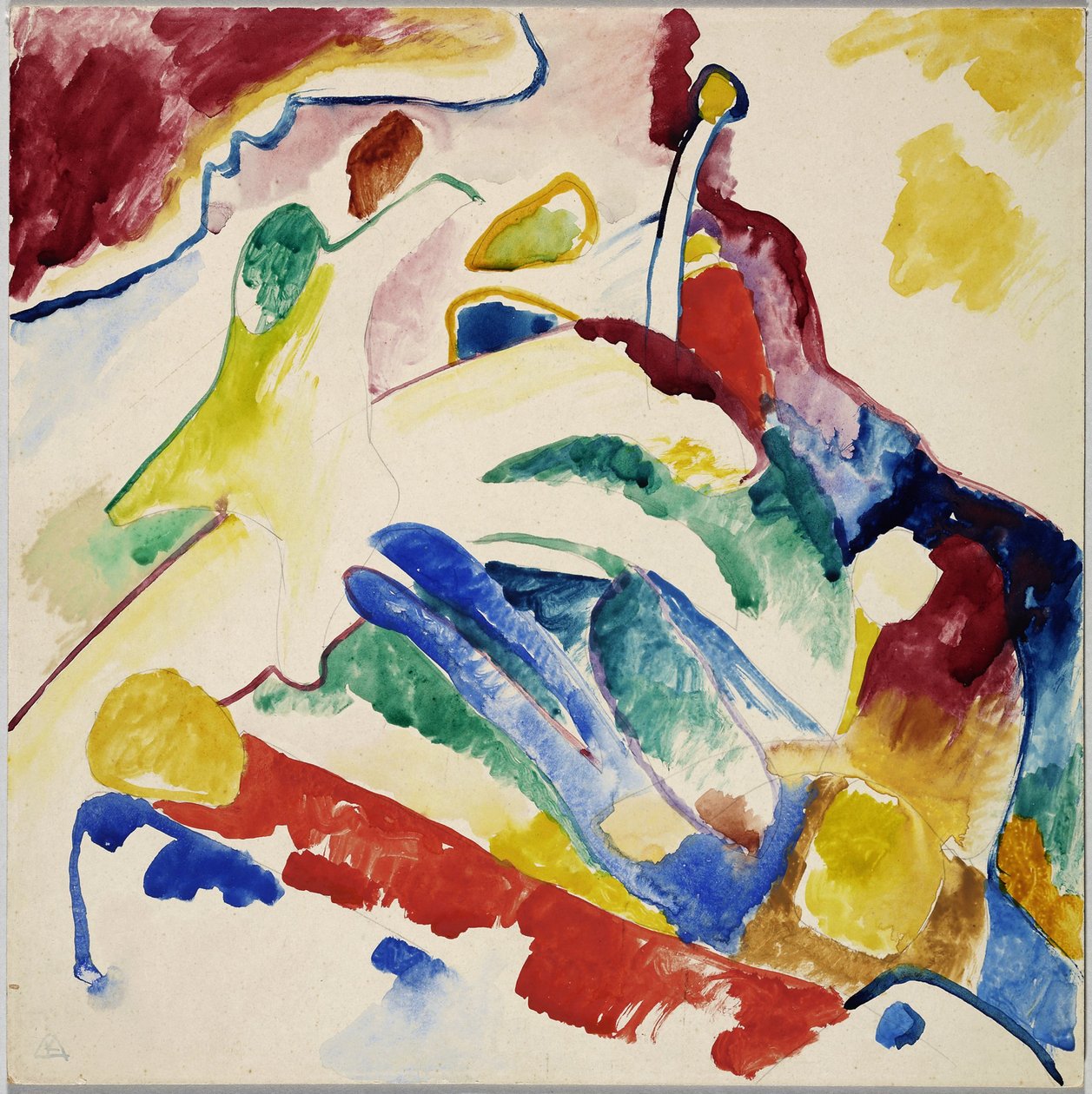 Návrh pro "Composition II" od Wassily Kandinsky