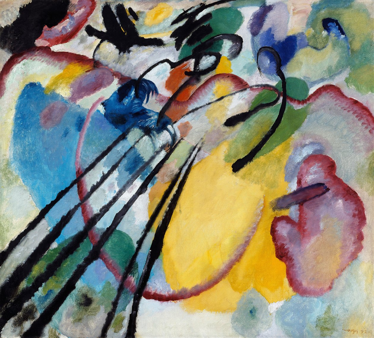 Improvizace 26 Veslování, 1912. od Wassily Kandinsky