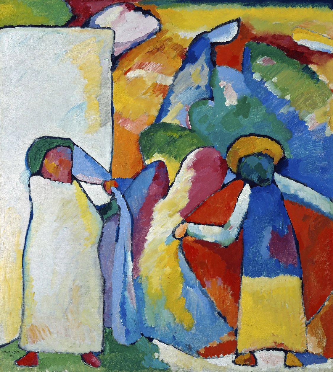 Improvization 6 African, 1909. od Wassily Kandinsky