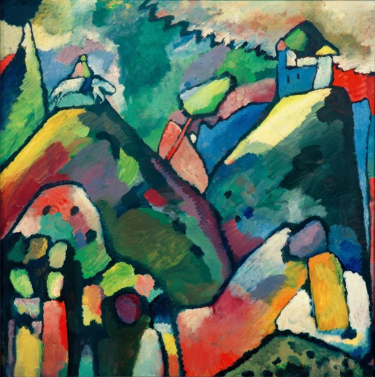 Improvizace 9 od Wassily Kandinsky