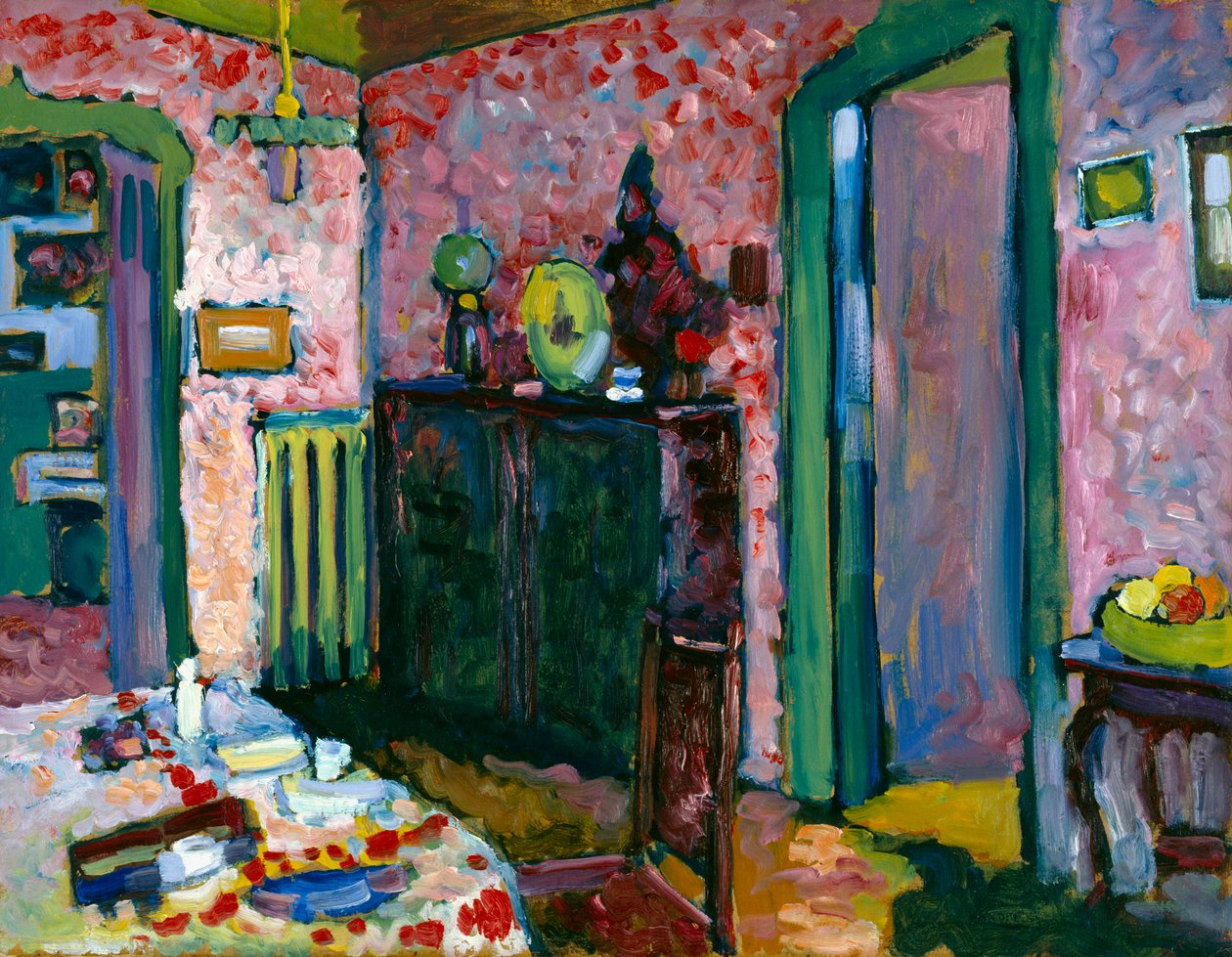 Interiér (Moje jídelna) od Wassily Kandinsky