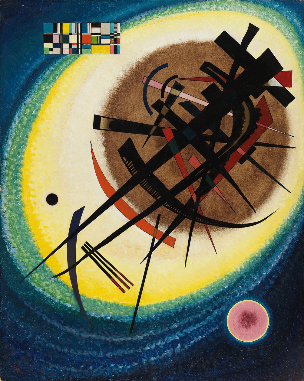 Kandinskij - V průhledném oválu, 1925 od Wassily Kandinsky
