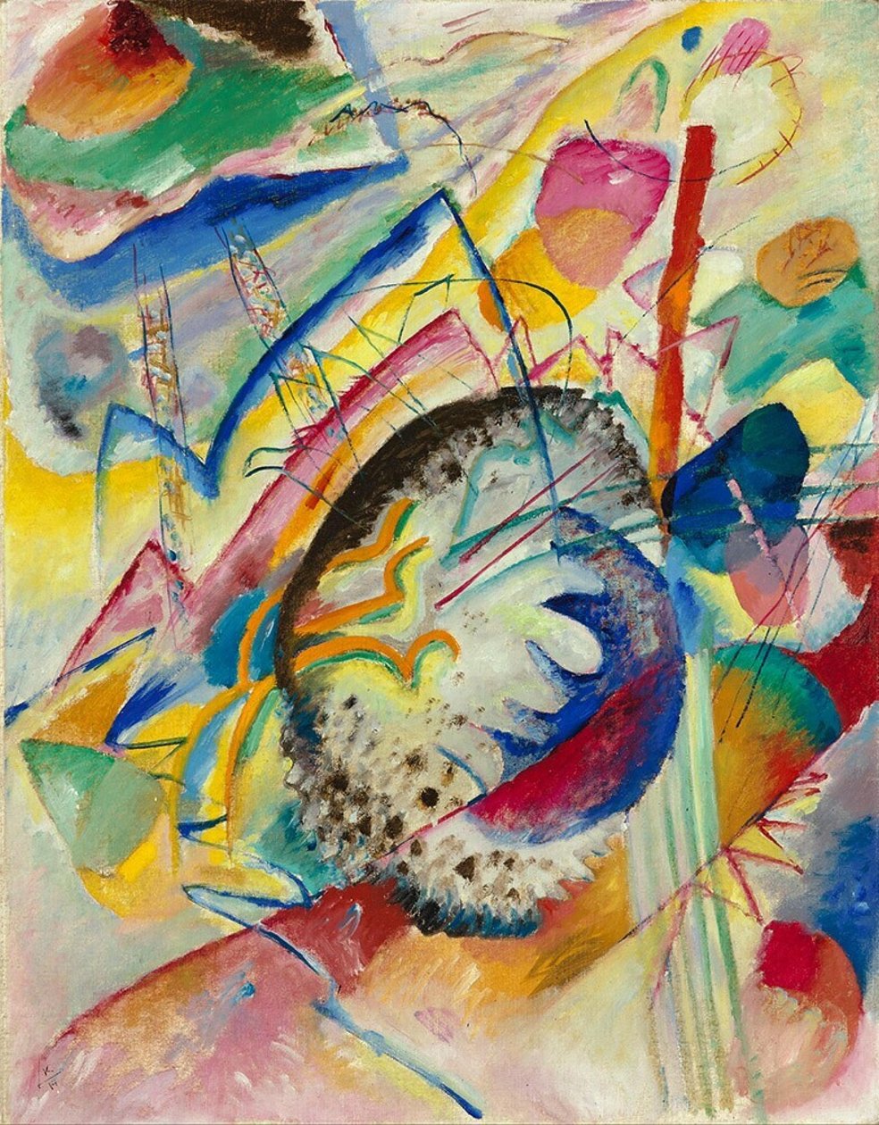Kandinskij - Velká studie, 1914 od Wassily Kandinsky