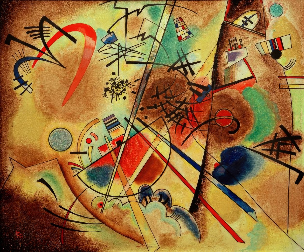 Malý sen v červené barvě od Wassily Kandinsky