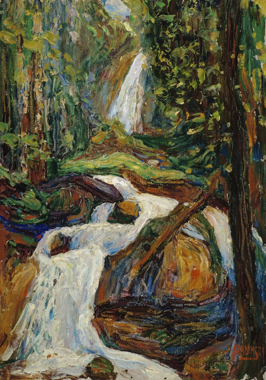 Kochel - Vodopád I od Wassily Kandinsky