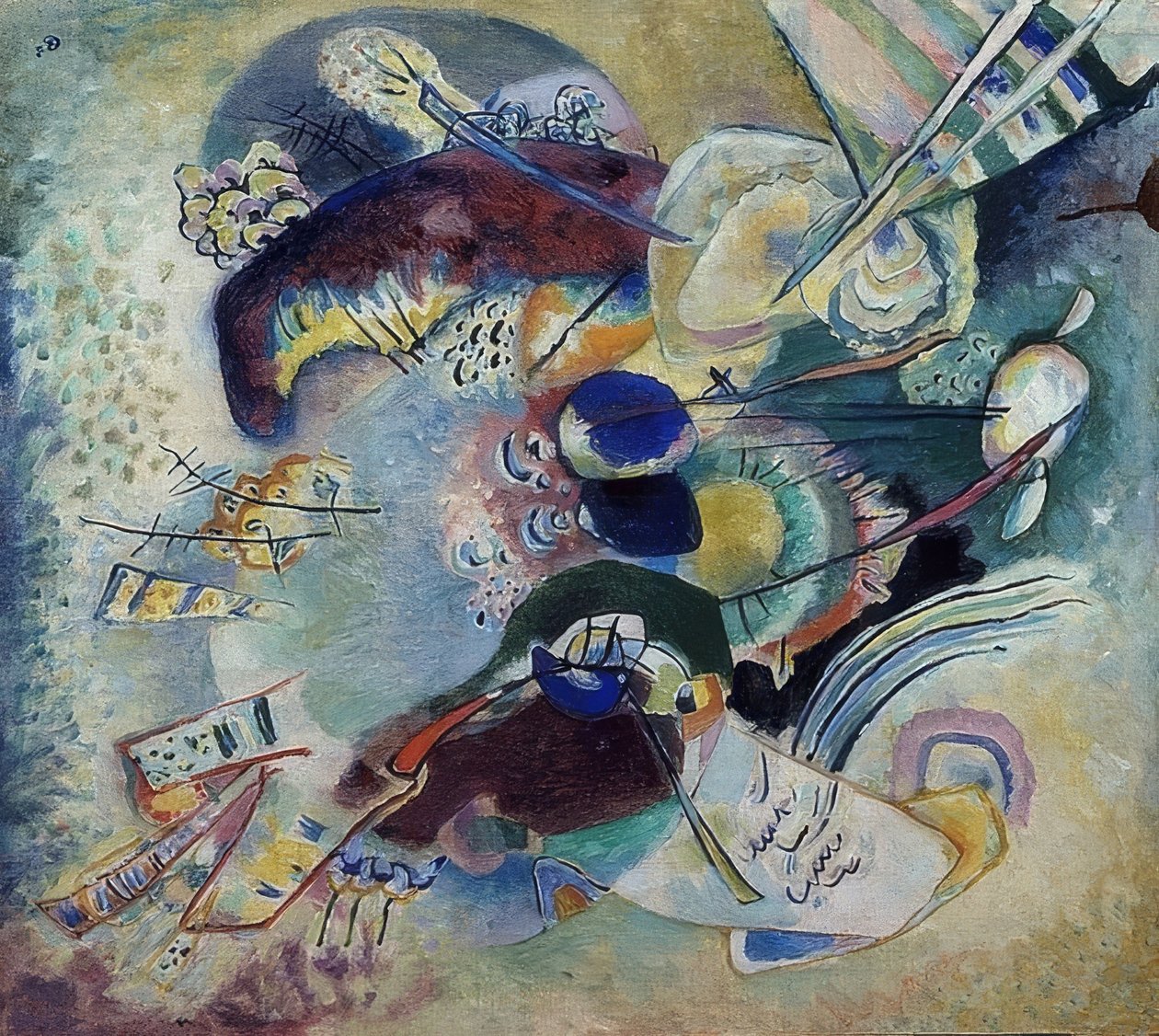 Složení. 1916 od Wassily Kandinsky