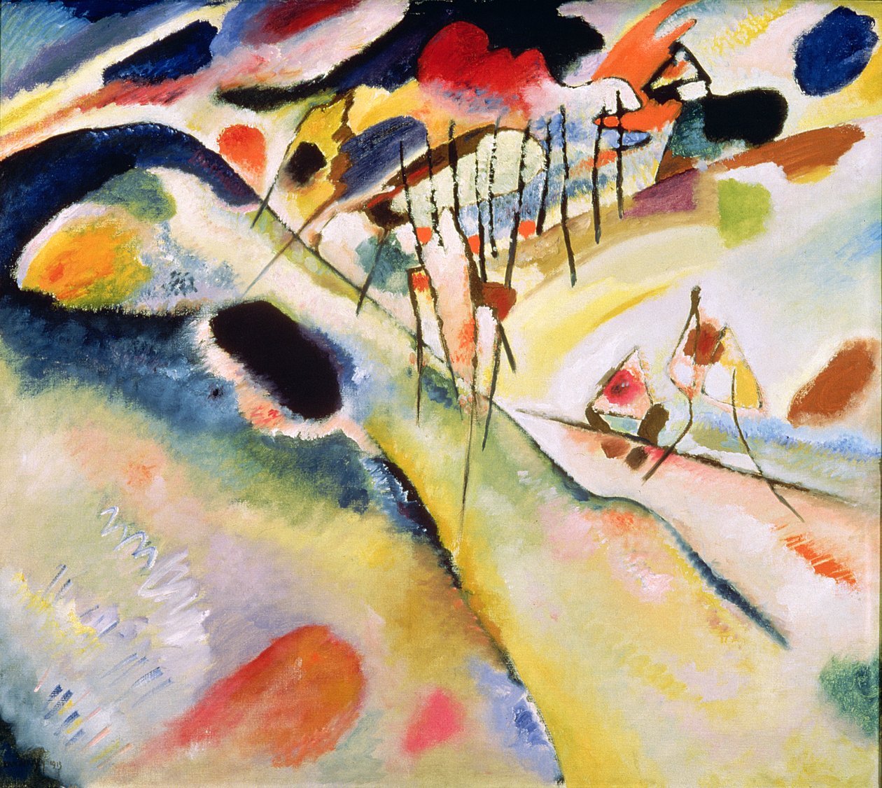 Krajina od Wassily Kandinsky