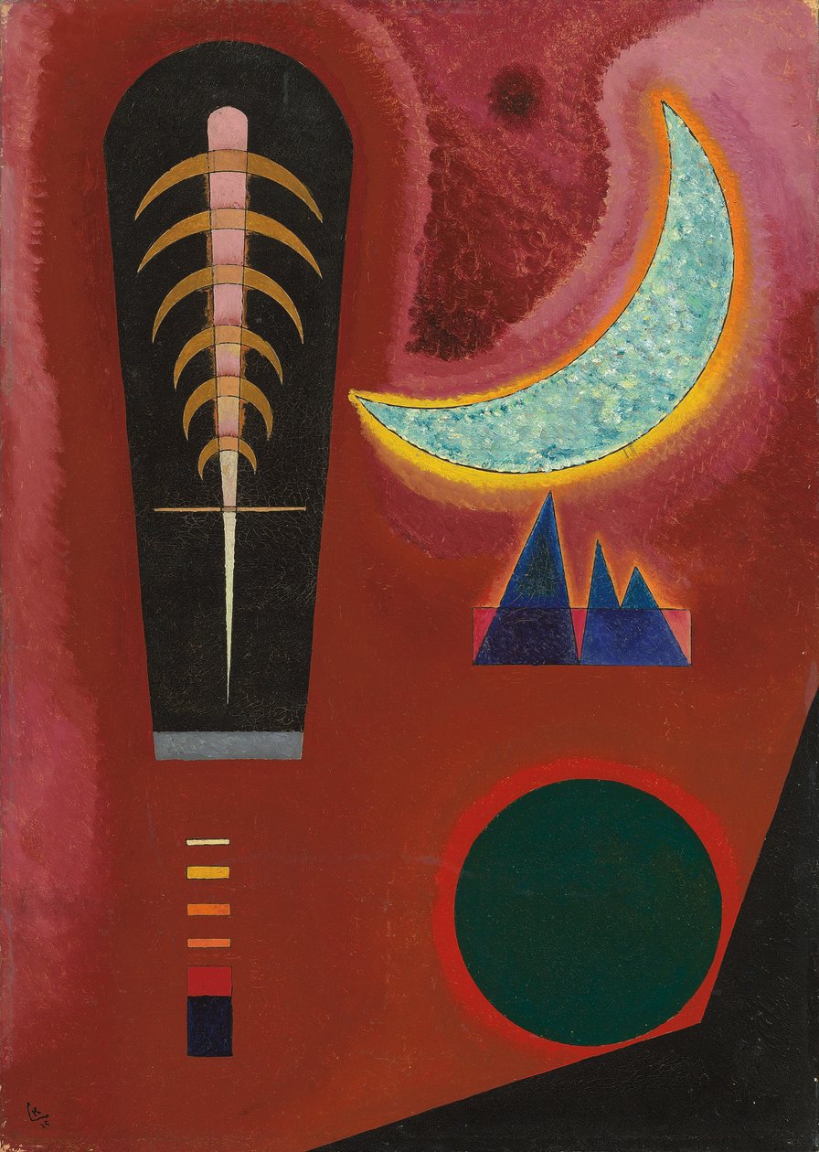 Volně v červené; Loss im Rot od Wassily Kandinsky
