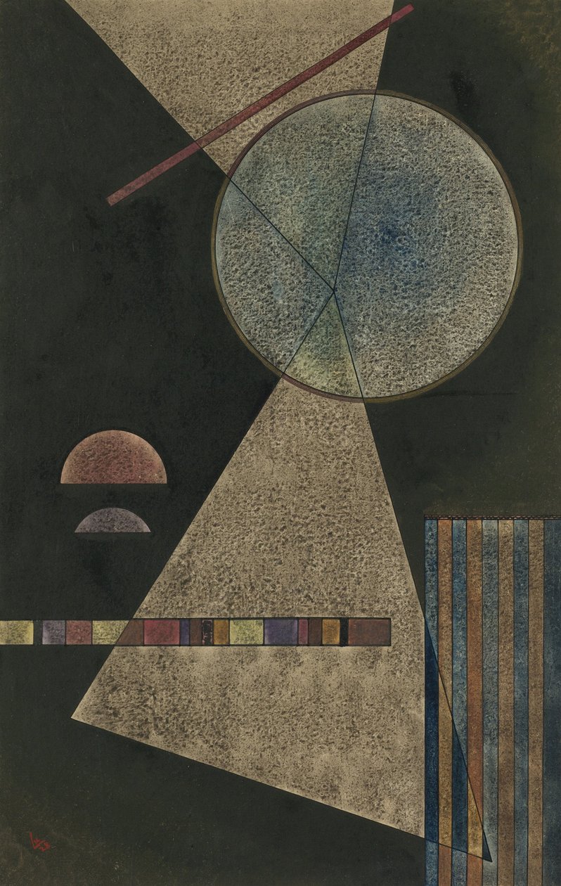 Místo setkání, 1928 od Wassily Kandinsky
