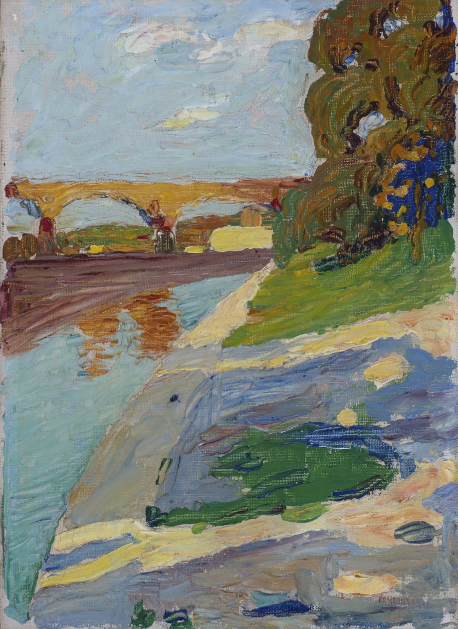 Mnichov – Isar od Wassily Kandinsky