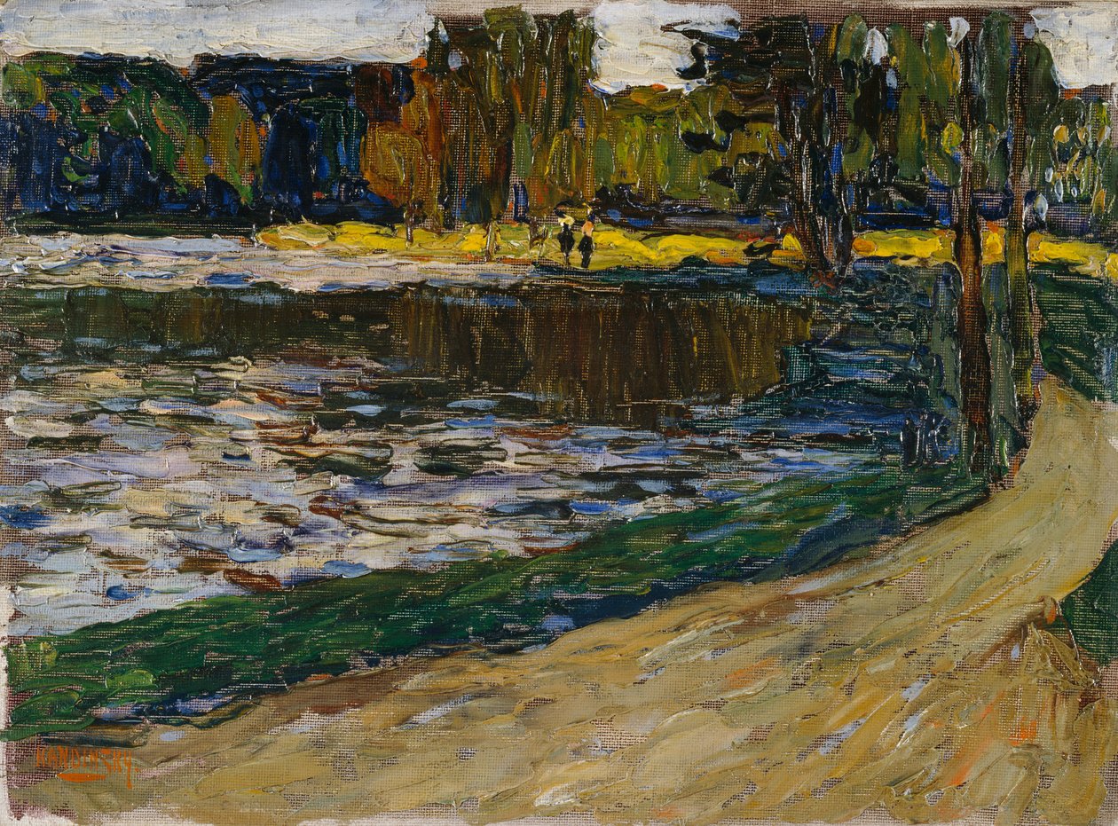 Mnichov – Anglická zahrada od Wassily Kandinsky