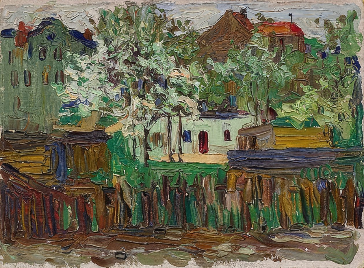 Mnichov. Kolem 1901-02 od Wassily Kandinsky