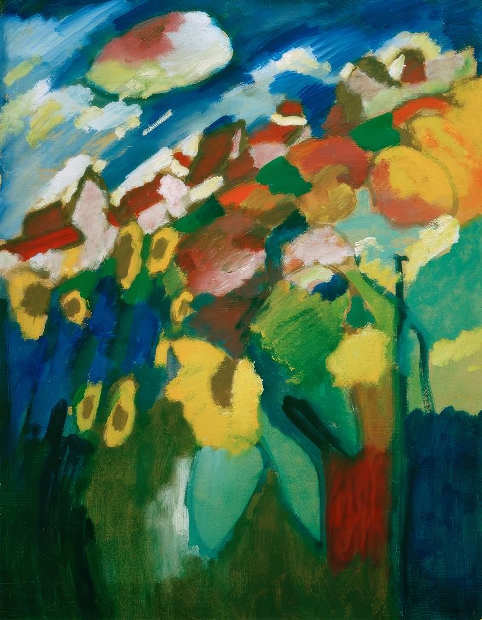 Murnau - Zahrada II od Wassily Kandinsky