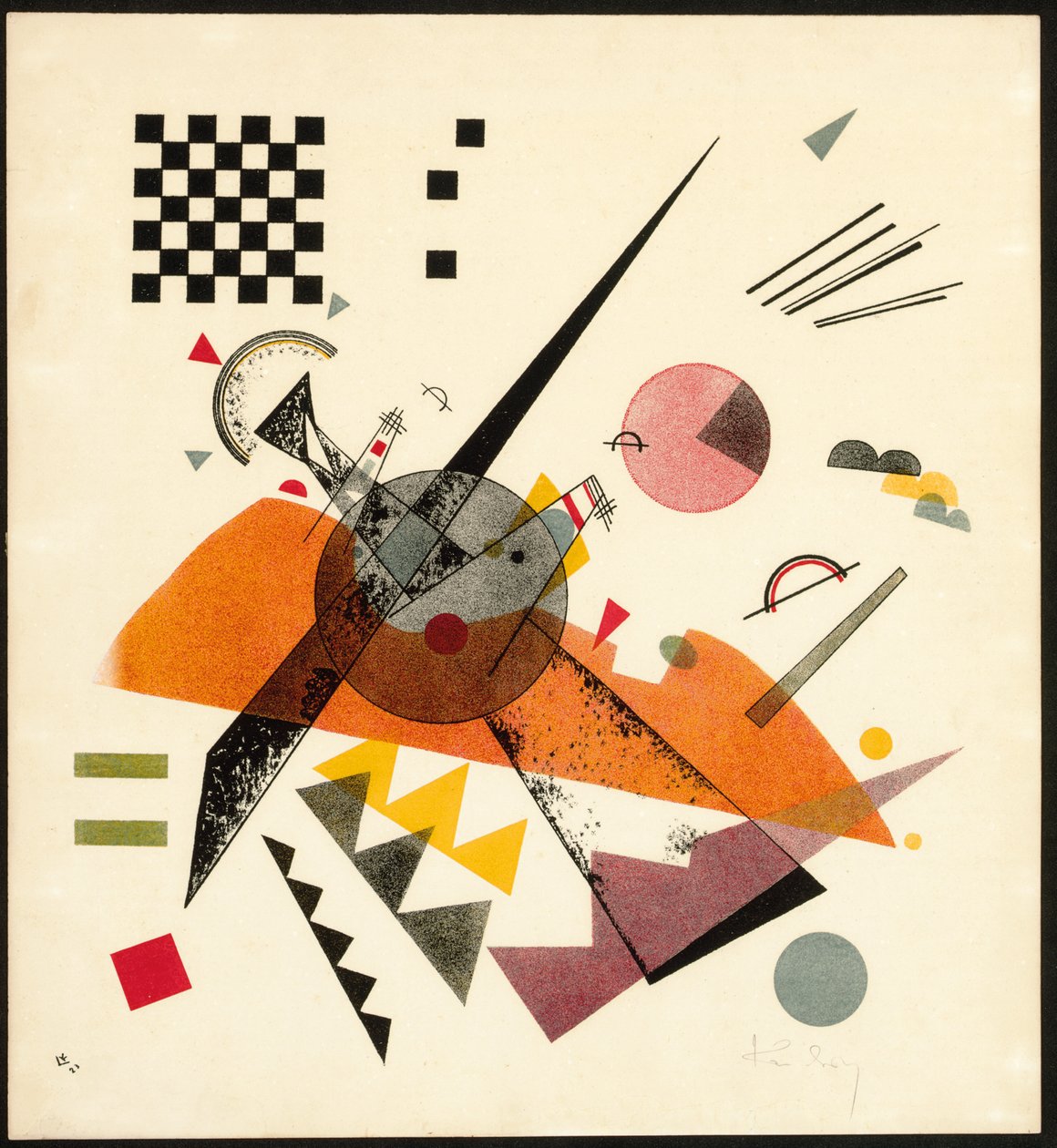 Oranžová (180 R.) od Wassily Kandinsky